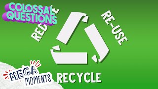 How Important is RECYCLING? ♻️ | Colossal Questions 🧠 | Mega Moments
