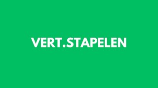 Functie VERT.STAPELEN in Excel