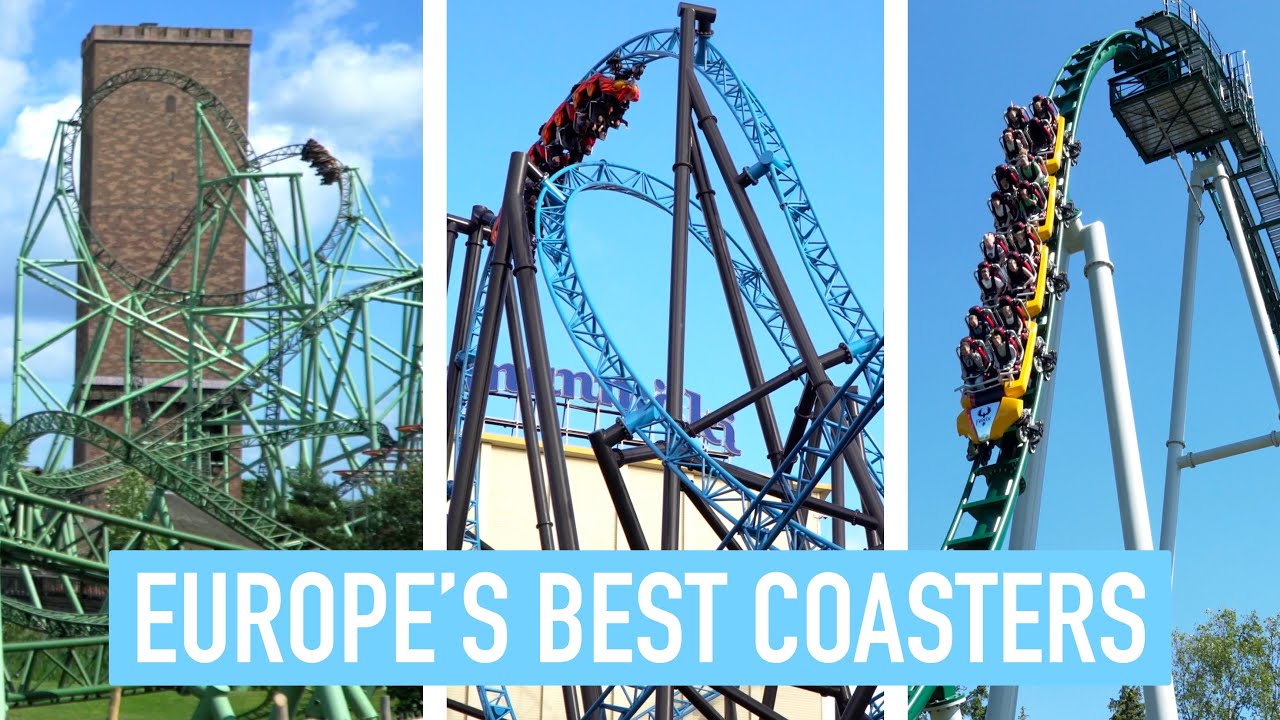 Top 25 Roller Coasters In Europe - YouTube