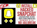 Get Snapchat ++ HACKS 2020 FREE (NEW WORKING!!!) - NO JAILBREAK / NO PC iOS 10/9 iPhone, iPad, iPod