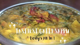 ಗಟ್ಟಿ ಸೊಪ್ಪು| Gatti soppu| Healthy Vegetable Thick Sambar| Gatsoppu| Quick and Tasty Thick Sambar|