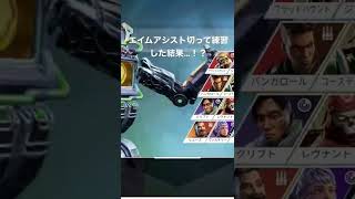 エイムアシスト切って練習した結果…！？ APEXLegends