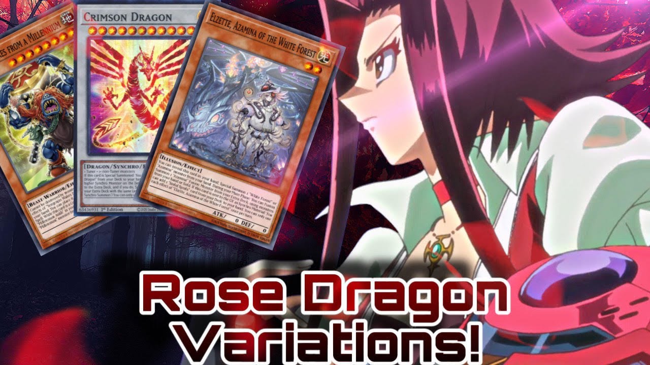 Rose Dragon New Variations Yu Gi Oh Mdpro3 Youtube
