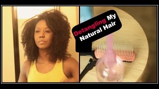 Detangling My Natural Hair - Updated Routine 2014