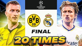 I SIMULATED THE 23/24 UCL FINAL 20 TIMES...⚽