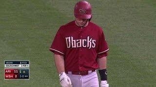 ARI@WSH: Goldy beats out double play, picks up RBI