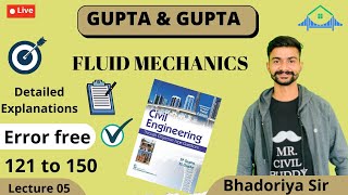 #5 Fluid Mechanics GUPTA AND GUPTA Error free Solution FM Question DFCCIL SSC JE RSMSSB JE JKSSB JE