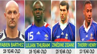 FRANCE SQUAD 1998 WORLD CUP || WORLD CUP 1998