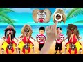 exciting.. upin ipin and kawan kawan play reog ponorogo and bujang ganong art from east java