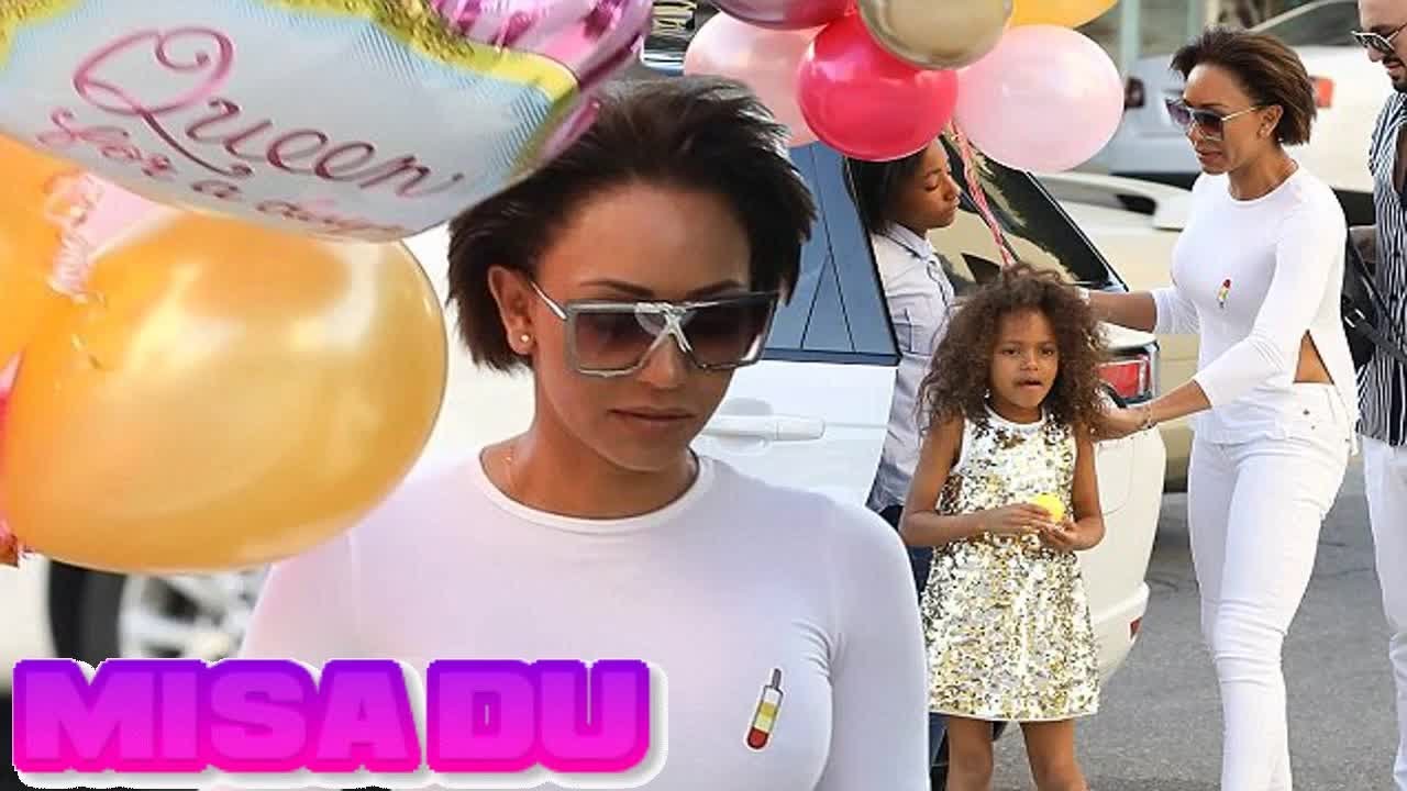 Mel B Celebrates Her Daughter Angel's Birthday - YouTube