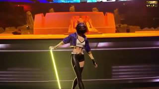 KDA AKALI (Soyeon) came out and performed at the LPL Gauntlet Finals