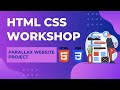 HTML CSS Workshop | Parallax Website | How To Make A Parallax Website Using HTML & CSS