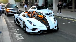 The First 1500 HorsePower Koenigsegg REGERA on the road in London!