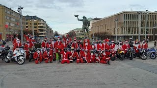 Sporthoj Göteborgs årliga Lucia crusing genom Göteborg 2017