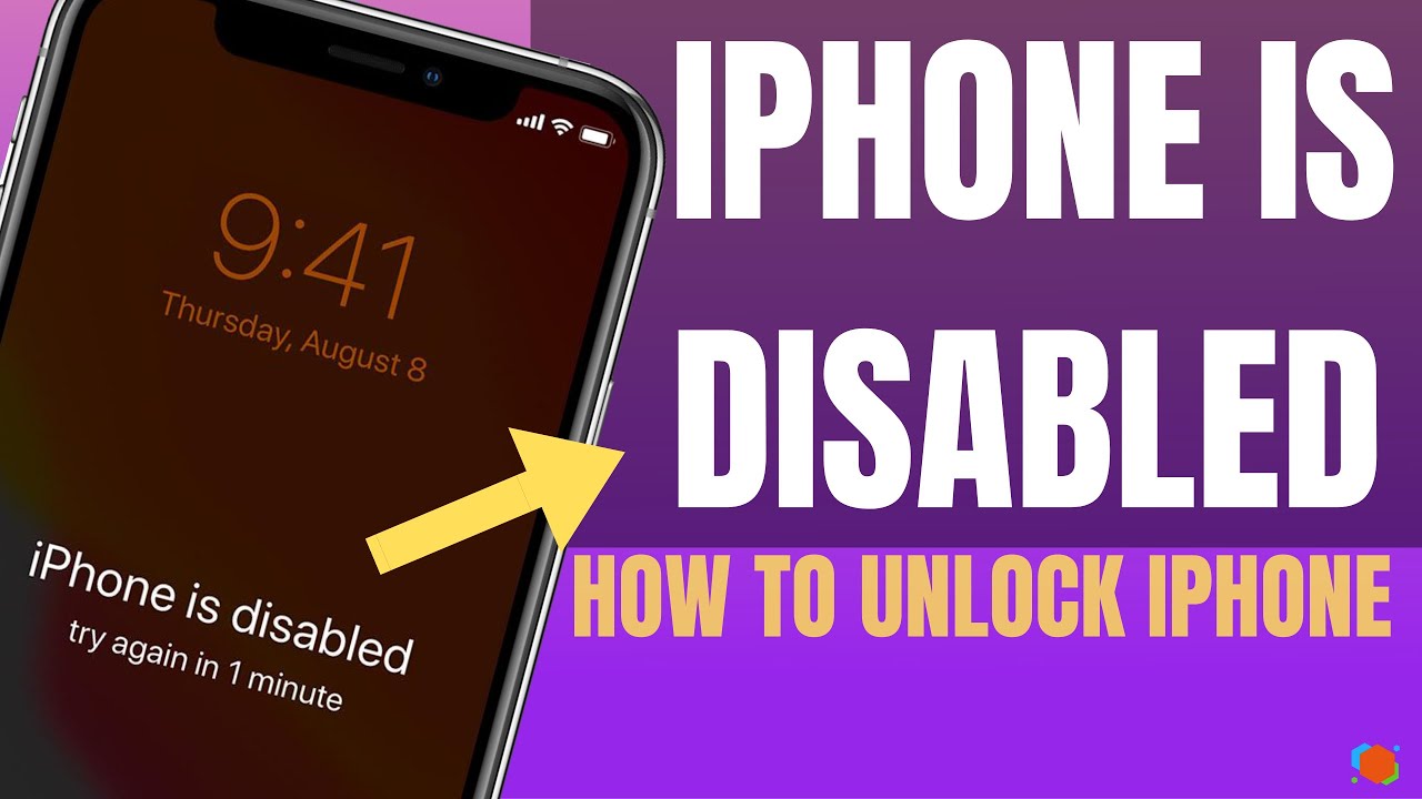 IPhone Is Disabled | How To Unlock Disabled IPhone, IPad, IPod Touch ...