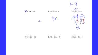 PreAlg 8-4 Part 2 More Two Step Equations