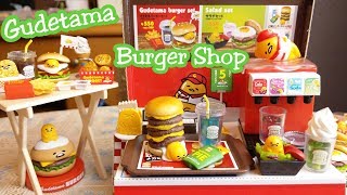 Sanrio Gudetama Burger Shop Re-Ment リーメント  サンリオ ぐでたまバーガーショップ