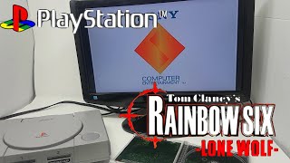 PS1 Rainbow Six Lone Wolf GamePlay - Sony PlayStation 1 Console SCPH-7501 Rainbow Six Game