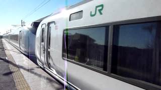 【HD】JR常磐線651系(特急スーパーひたち号) 小木津駅通過