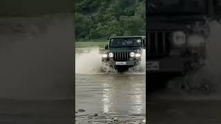 🤩Beautiful 😈Thar RIVER CROSSING💞📸 #shorts  #Thar #trandingshorts