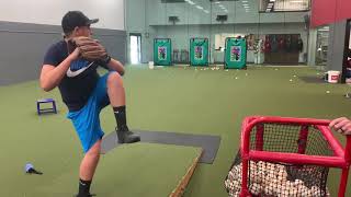 Pitching at 54ft Ethan Vaughn’s Pitching Mechanics - 12 Years Old