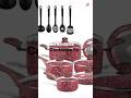 KOCH SYSTEME CSK Red Granite Nonstick Cookware Set