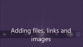 Accreditation Programme - Adding files links and images