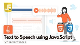 Text To Speech Web Application using JavaScript | HTLM & CSS | JavaScript Projects