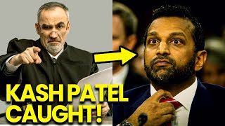 JUST IN: Judge PULLS NUKEMOVE as Kash Patel CAUGHT Removing Documents
