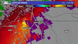 Confirmed tornado in Kannapolis, North Carolina