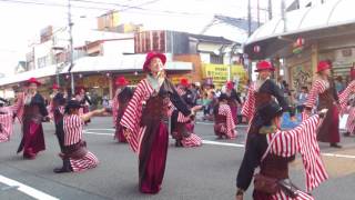 伊予からの風　純心連　高知よさこい2017升形1日目