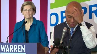 Warren presses on, Patrick bows out after tough New Hampshire primary