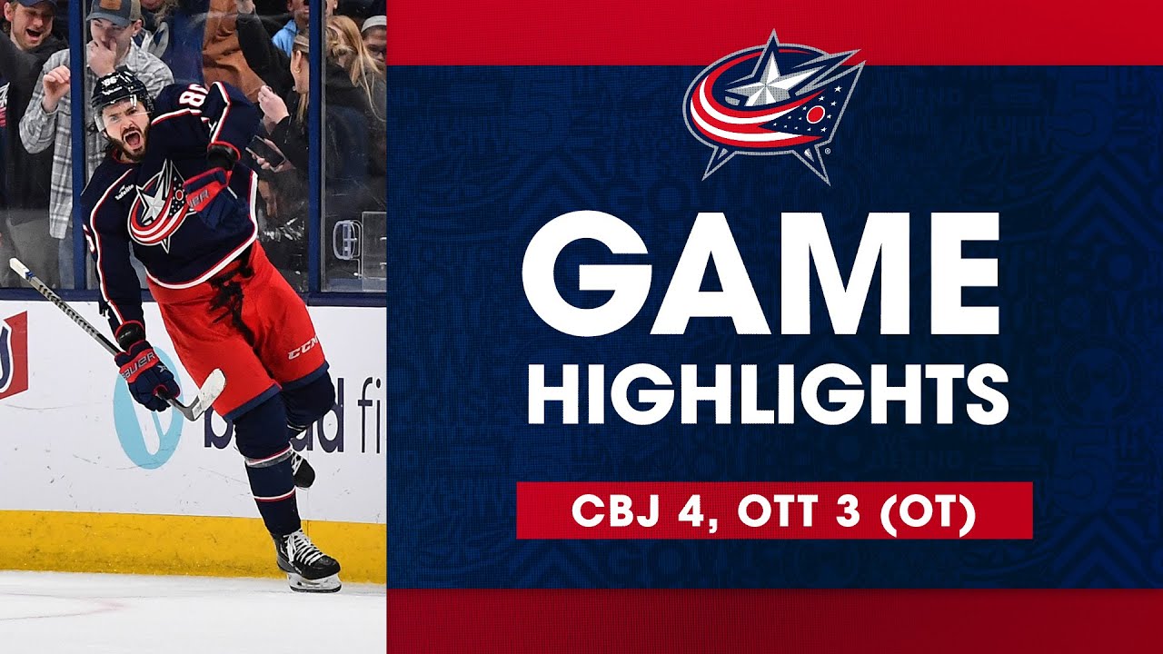 Kirill Marchenko's Makes HISTORY In The Blue Jackets OT Win Over The ...