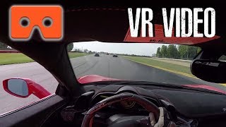 RACING ON FERRARI - Watch in VR glasses SBS VR Video (Google Cardboard, Oculus Rift, VR Box 3D)