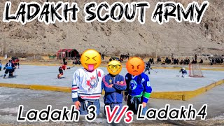 Ice hockey semi-final match￼ Ladakh scout team Ladakh3 v/s Ladakh4￼ #trending #icehockey #Army