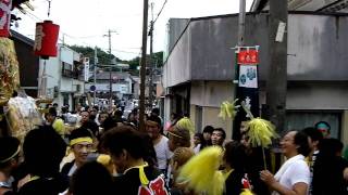 ⑩ 播州三木の秋祭り 岩壺神社 2011 宵宮 滑原町屋台 宿原屋台見送り