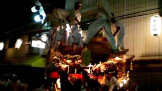 東大阪市　稲田八幡宮　だんじり祭　夜パレード　(3)　2009.10.18