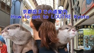 京都店までの道案内　How to get to LOUTRE Kyoto