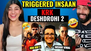 KRK's Deshdrohi 2 is Better Than KGF 2 | Akshay Kumar Vimal Ad | Triggered Insaan Reaction Video !!