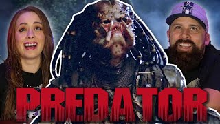 My Wife is Team PREDATOR Her First Time Watching Predator 1987 Reaction Commentary Review
