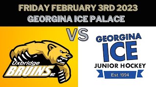 2023-02-03 Uxbridge Bruins 2 Georgina Ice 5 Hilites