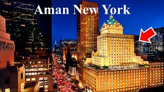 Aman New York, Most Expensive Hotel in Manhattan, NYC (full tour & review）