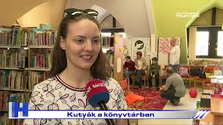 Kutyák a könyvtárban – ZTV Híradó 2023-04-25