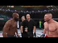 Jon Jones vs Brock Lesnar UFC 4 Simulation (AI)