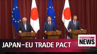 Japan, EU signs trade pact that will eliminate nearly all tariffs on traded goods