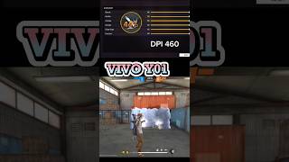 VIVO Y01 headshot sensitivity settings for Free Fire #shorts #viral #free_fire_shorts