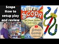 Scopa - How to set up play and review BGA * AmassGames * 4K Classic Card game. BGA Classic card game