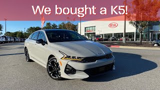 We bought a K5!!! Ownership Update So Far