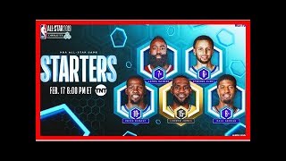 NBA公布全明星首发 詹姆斯票王字母哥领衔东部