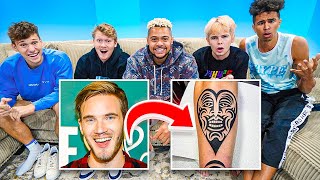INSANE Guess That YouTuber's Tattoo!